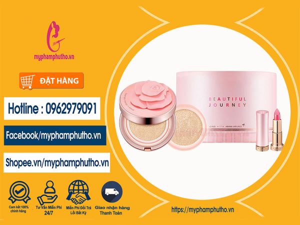 Set phấn nước & son OHUI Ultimate Cover Cushion Moisture Special Set Asiana Airlines 3 Sản Phẩm Mua ở Đâu
