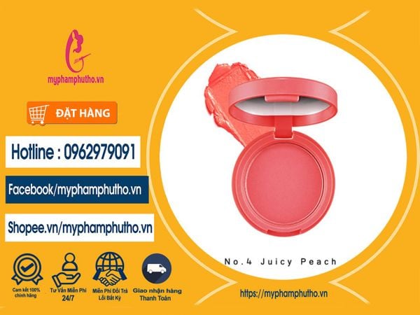 Phấn má Aritaum Cushion cheek color màu 4 Mua ở Đâu