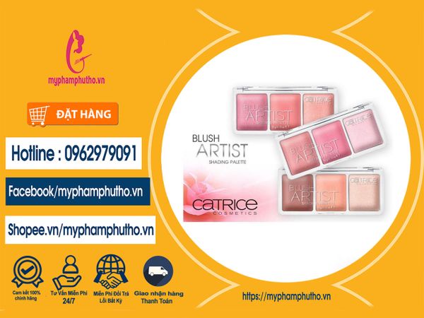 Phấn Má Hồng Catrice Blush Artist Shading Palette 3 ô Mua ở Đâu