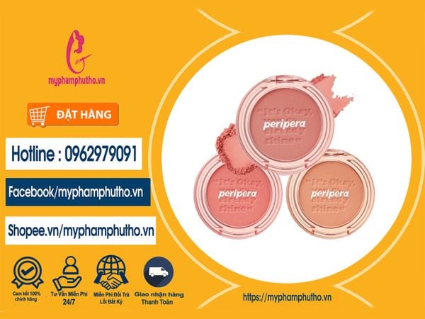 Phấn Má Hồng Peripera Sunshine Cheek Mua ở Đâu