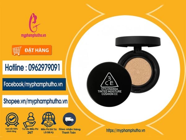 Phấn nước 3CE 2 lõi Tinted Moisture Mua ở Đâu
