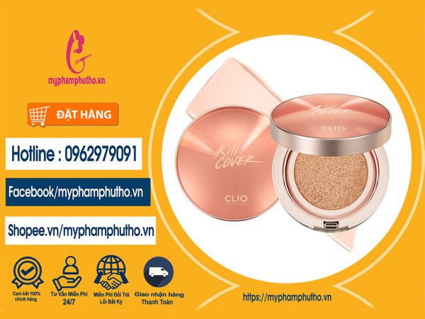 Phấn Nước Clio Skill Cover Glow Cushion SPF 50+ PA ++++ Mua ở Đâu