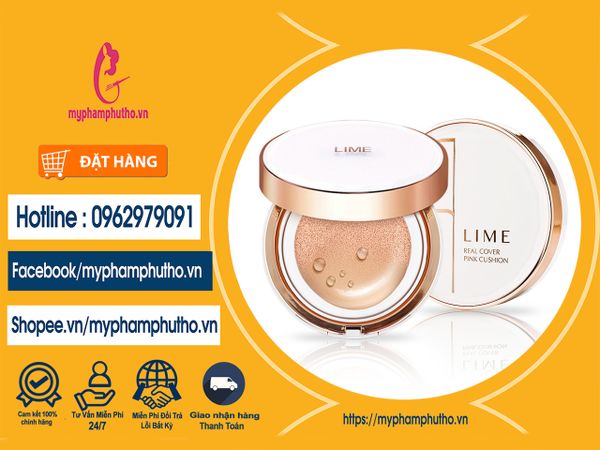 Phấn Nước LIME real cover pink cushion Mua ở Đâu