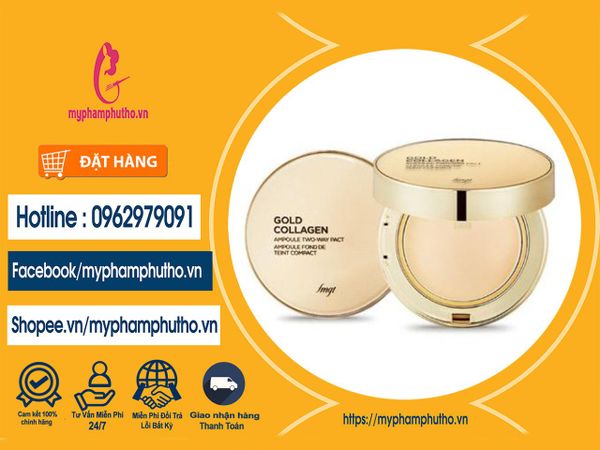 Phấn phủ Gold Collagen The Face Shop Mua ở Đâu
