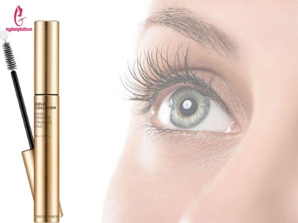 Chuốt mi Mascara Gold Collagen The Face Shop