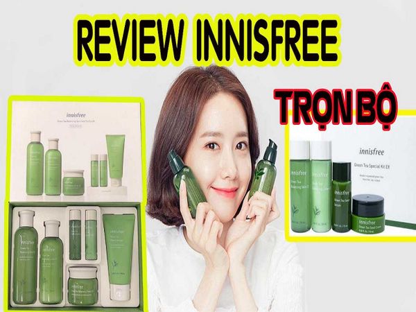 Review Bộ Innisfree trà xanh Balancing EX full (6 món)