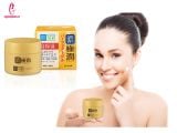 hướng dẫn sử dụng Kem dưỡng ẩm ban đêm Hada Labo Koi-Gokujyun 5 in 1 màu vàng