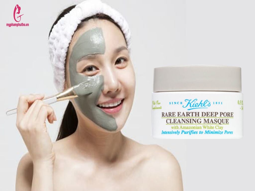 Review Mặt Nạ Đất Sét Kiehl's Điều Trị Mụn