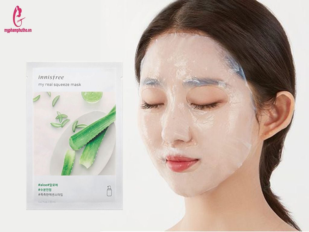 Review Mặt nạ giấy Innisfree vị Nha Đam