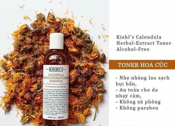 Công dụng chính của toner hoa cúc Kiehl’s