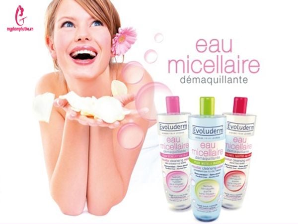 Nước tẩy trang Evoluderm Eau Micellaire Cleansing Water
