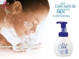 review Sữa rửa mặt dưỡng ẩm Kumano Hatomugi tạo bọt hạt Ý Dỹ Nhật Bản