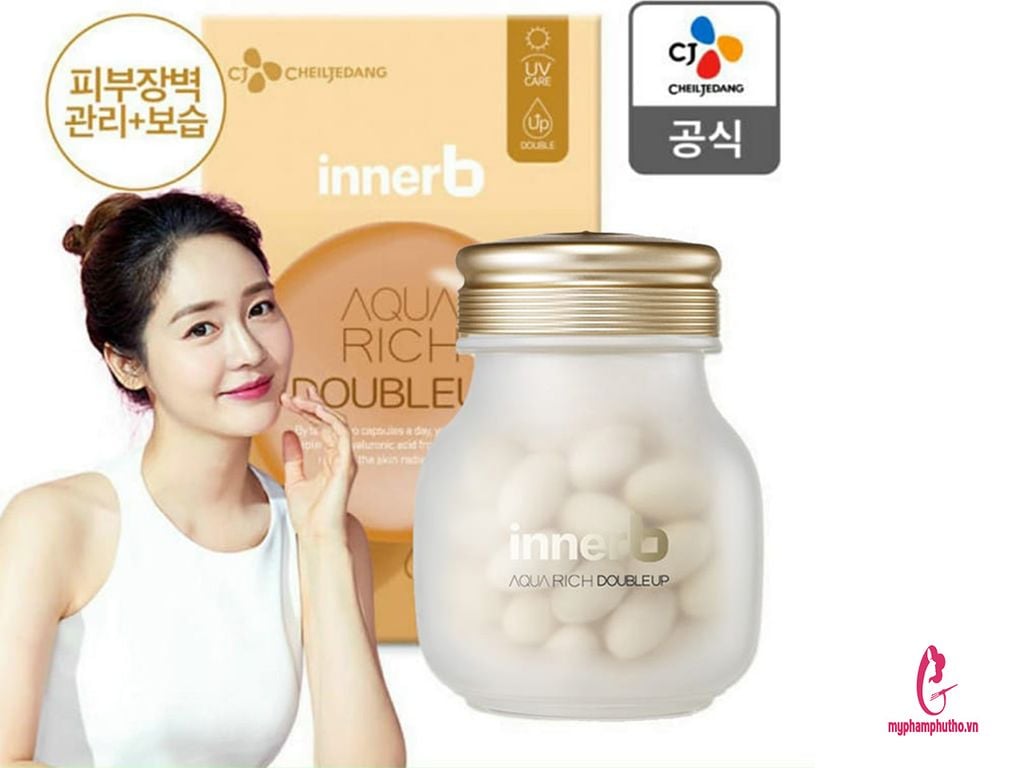 Review Viên uống cấp nước Innerb Aqua Rich 70 viên