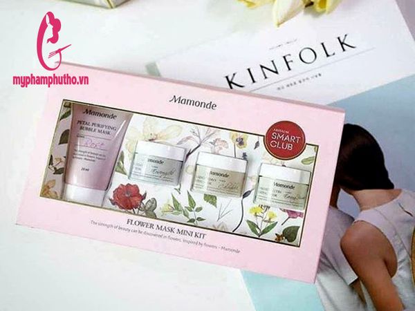 Set 4 mặt nạ Mamonde FLOWER MASK MINI KIT