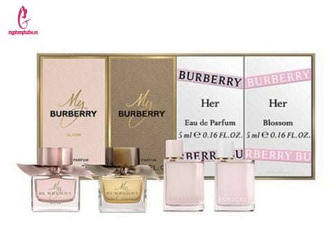 Set Nước Hoa Nữ My Burberry 4 Chai Mini Travel Exclusive