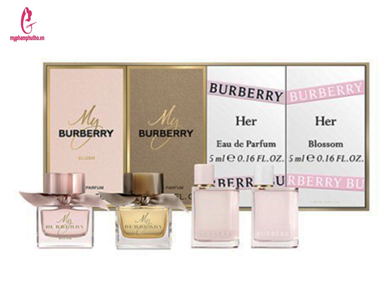 Set Nước Hoa Nữ My Burberry 4 Chai Mini Travel Exclusive – 