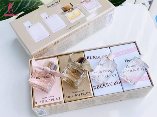 Set Nước Hoa Nữ My Burberry 4 Chai Mini Travel Exclusive