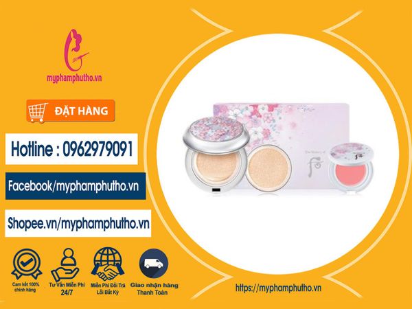 Set Phấn Nước Whoo Radiant White Moiture Cushion Foundation Mua ở Đâu