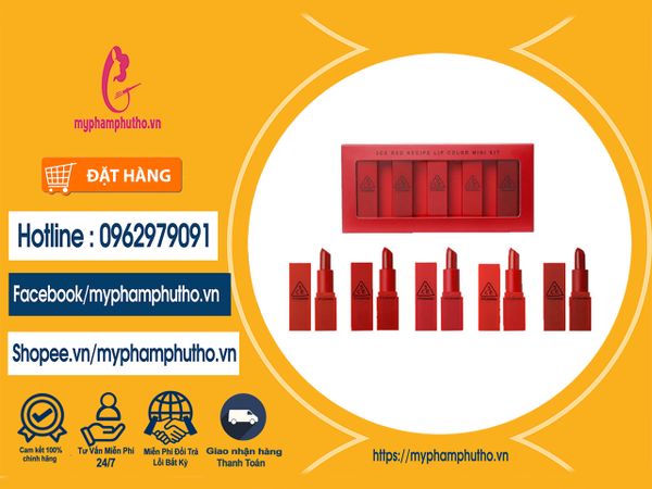 Set Son 3CE Thỏi Red mini Mua ở Đâu