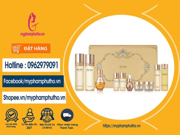 Set The first tinh chất vàng 10 món Mua ở Đâu