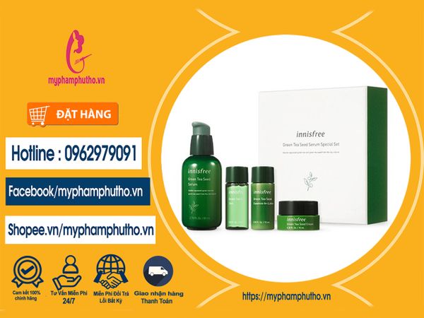 Set tinh chất trà xanh Innisfree Balancing EX ( 4 món) Mua ở Đâu