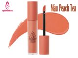 Son 3CE Kem Soft Lip Lacquer Màu Peach Tea
