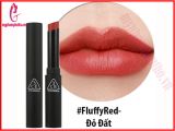 Son Thỏi 3CE Stylenanda Slim Velvet Lip Color Fluffy Red - Màu Đỏ Đất