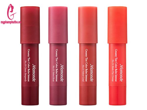 Son Bút Chì Siêu Lì Mamonde Creamy Tint Color Balm Intense