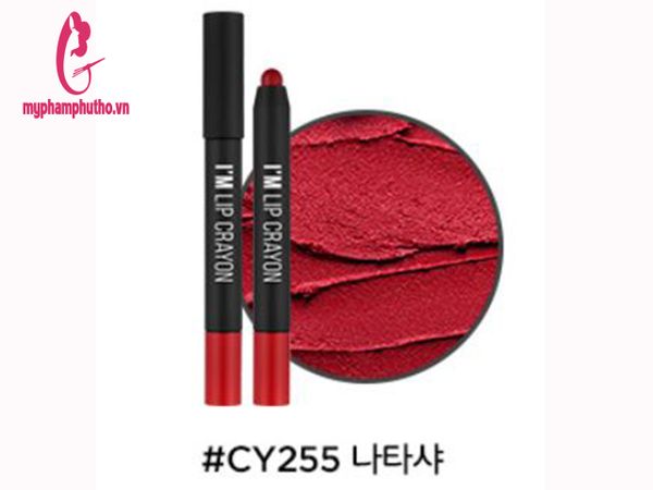 Son bút lì I’m Lip Crayon Matte Memebox Màu CY255