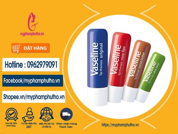 Son dưỡng môi Vaselin thỏi Mua ở Đâu
