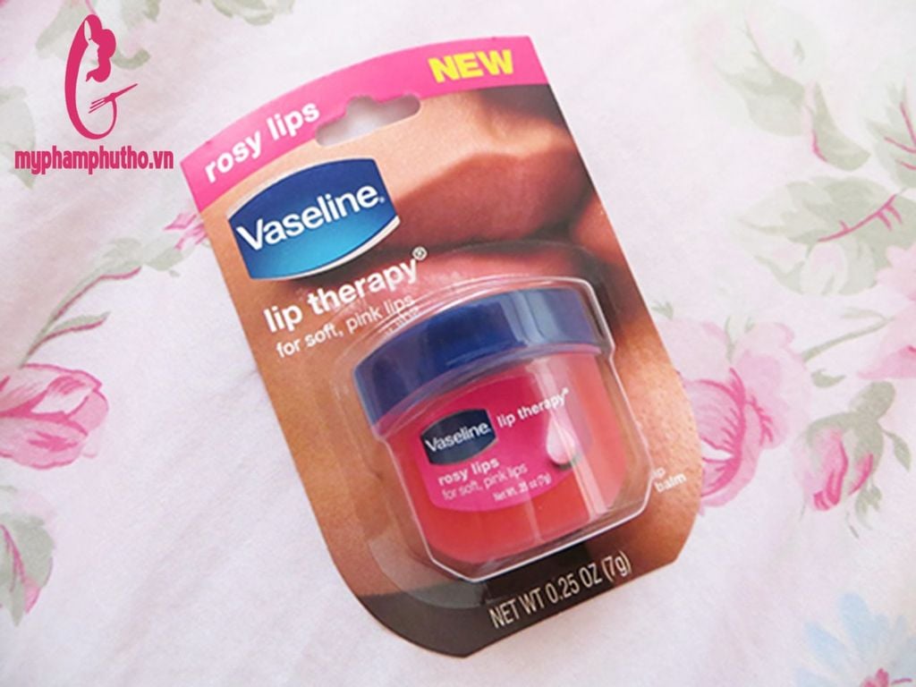 Son Dưỡng Môi Vaseline Rosy Lips Therapy của Mỹ