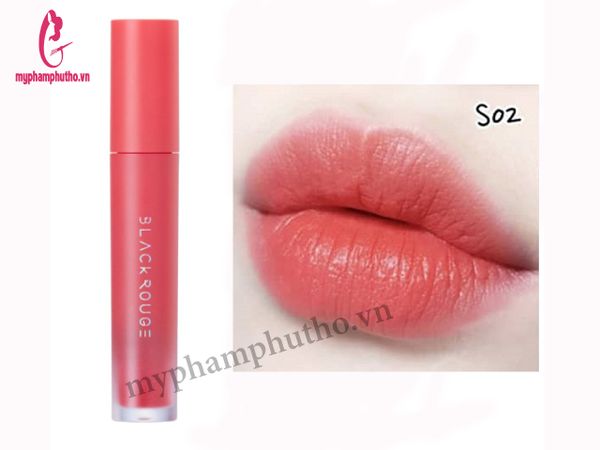 Son Kem BLACK ROUGE MOUSSE BLENDING Bản Mới Màu S02