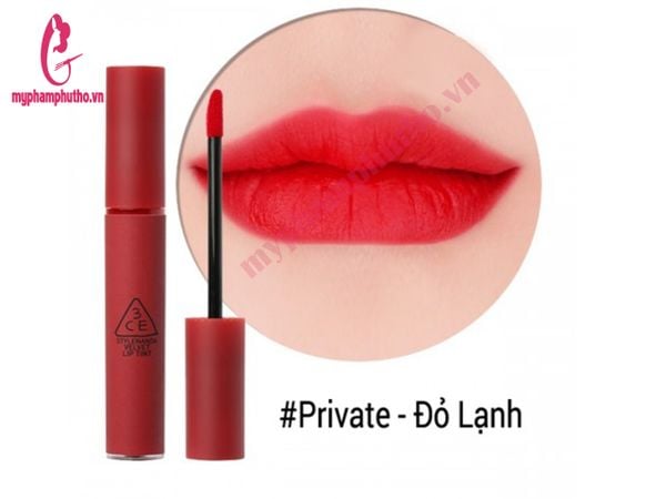Son Kem Lì 3CE Velvet Lip Tint Màu PRIVATE