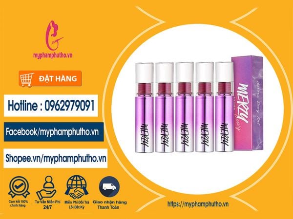 Son Kem Lì Bóng Merzy Aurora Dewy Tint Mua ở Đâu