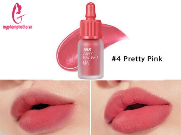 Son Kem Lì Peripera Ink Airy Velvet Tint 04