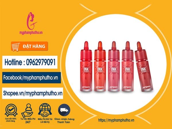 Son kem lì Peripera Ink Lacquer Lip Tint Mua ở Đâu