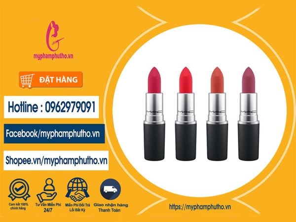 Son M.A.C Power Kiss Lipstick ( vỏ nhám) Mua ở Đâu