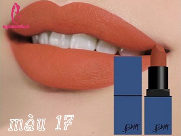 Son thỏi BBIA Last Lipstick version 4 vỏ xanh dương màu 17