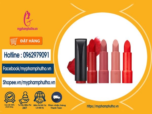 Son Thỏi Clio Matte Lipstick Rouge Heel Velvet Mua ở Đâu