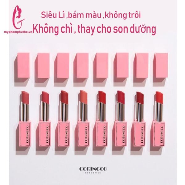 Review Son thỏi Coringco siêu Lì không chì chính hãng Hàn Quốc
