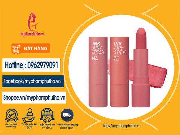 Son Thỏi Lì Peripera Ink The Airy Velvet Stick Mua ở Đâu