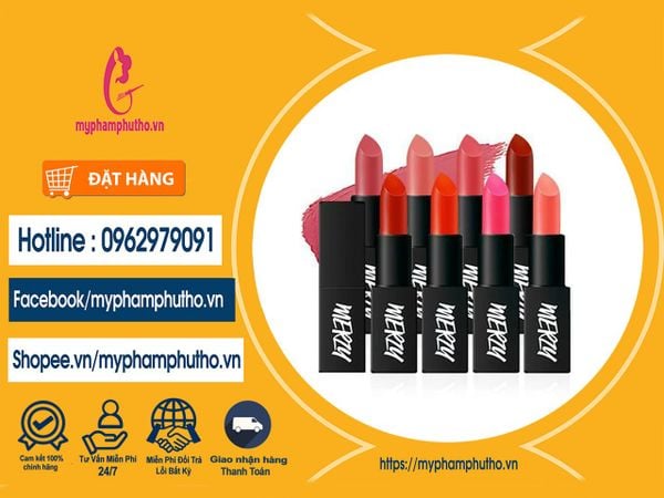 Son Thỏi Siêu Lì Merzy Lipstick Mua ở Đâu