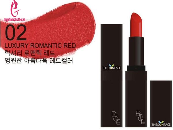 Son Thỏi The Skin Face Luxury Bote Lipstick Màu 02