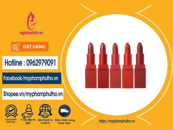 SSon Thỏi Lì 3CE Red Recipe Lip Color (Vỏ Đỏ) Mua ở Đâu