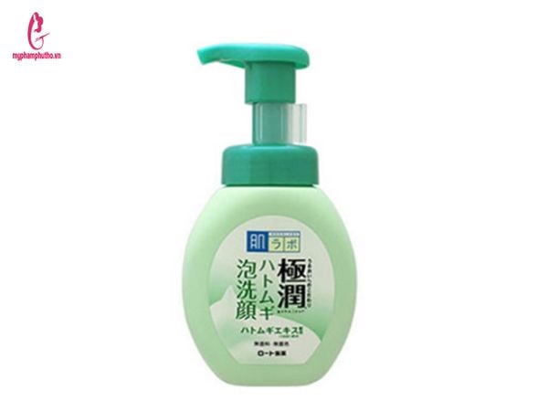 Sữa rửa mặt bọt Hada Labo Gokujyun Nhật Bản màu xanh cho da dầu mụn