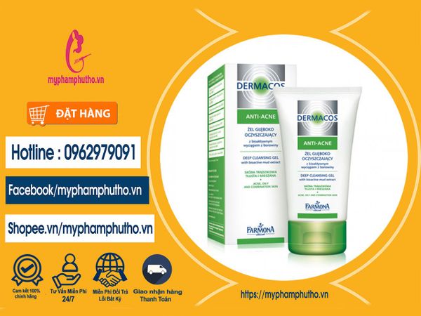 Sữa Rửa Mặt  Dermacos Anti Acne Mua ở Đâu