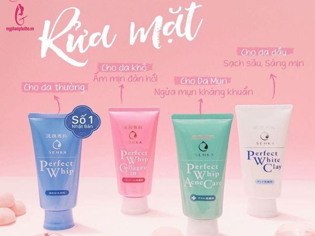 Sữa rửa mặt Shiseido Perfect Whip Senka