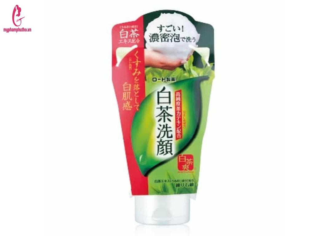 Sữa rửa mặt trà xanh Rohto Shirochasou Green Tea Foam