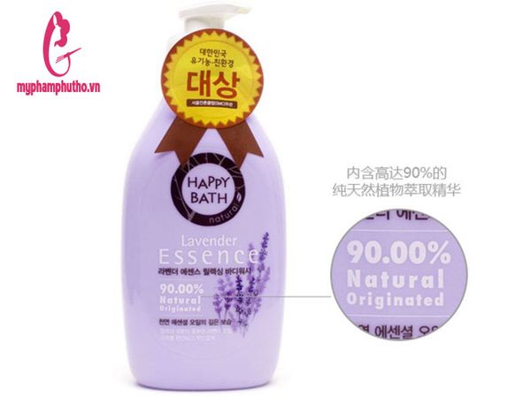 Sữa Tắm Cao Cấp Happy Bath Hàn Quốc Chính Hãng Hoa Oải Hương