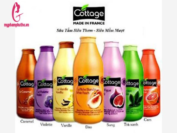 Sữa Tắm Dưỡng Trắng Da Cottage Pháp 750ml